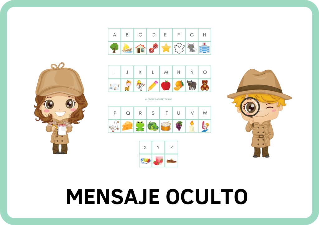 MENSAJE OCULTO - Logopedia Goretti Cano